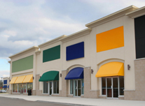 Colorful Retail Center:  Painters CT, Commercial painting contractor, northeast - industrial painting contractor -  industrial flooring contractor, Painter Connecticut